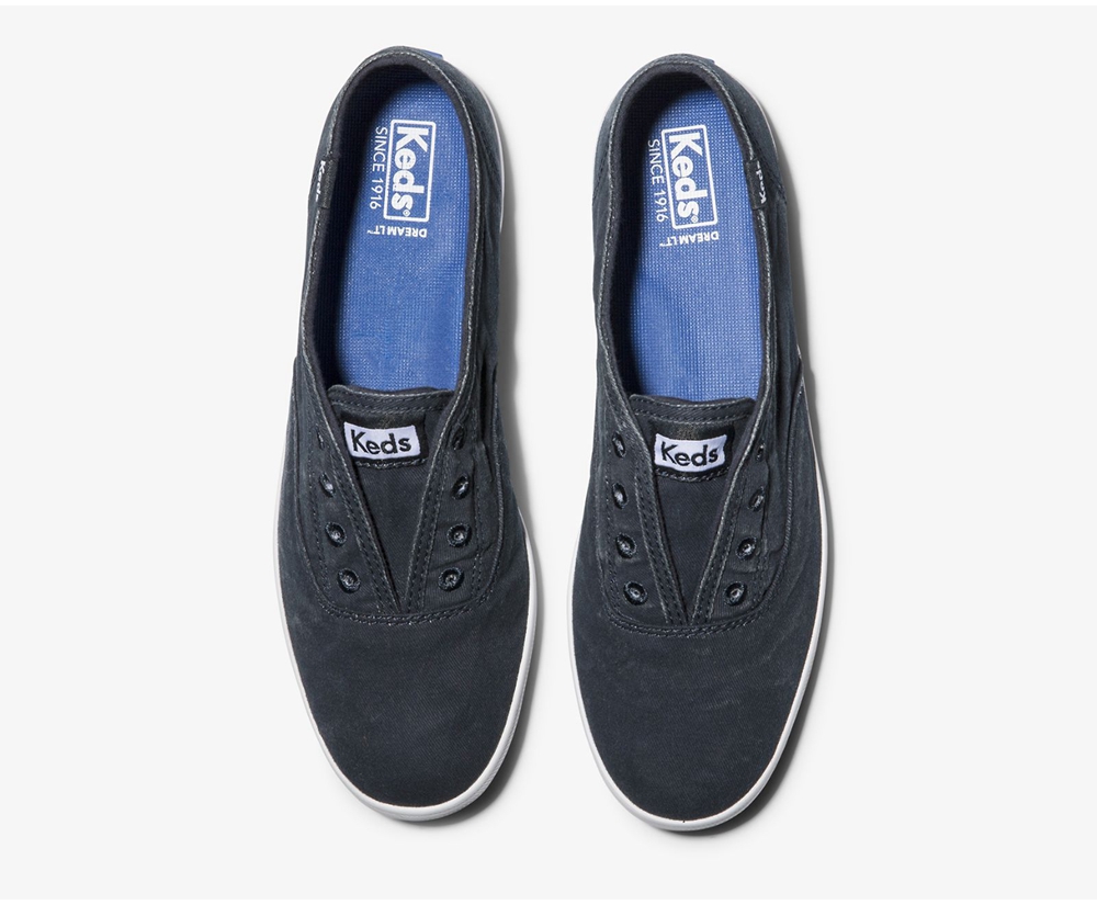 Slip Ons Keds Mujer Azul Marino - Chillax Washable - 654-OTQVZK